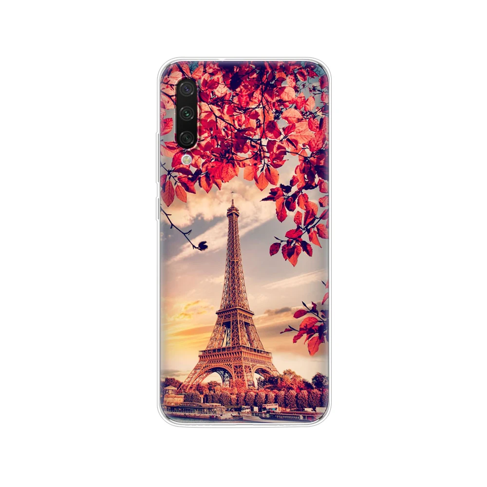 xiaomi leather case silicone Cover For Xiaomi MI A3 Case Full Protection Soft tpu Back Cover Phone Cases For Xiomi MI A3 bumper Coque cat flower xiaomi leather case cover Cases For Xiaomi