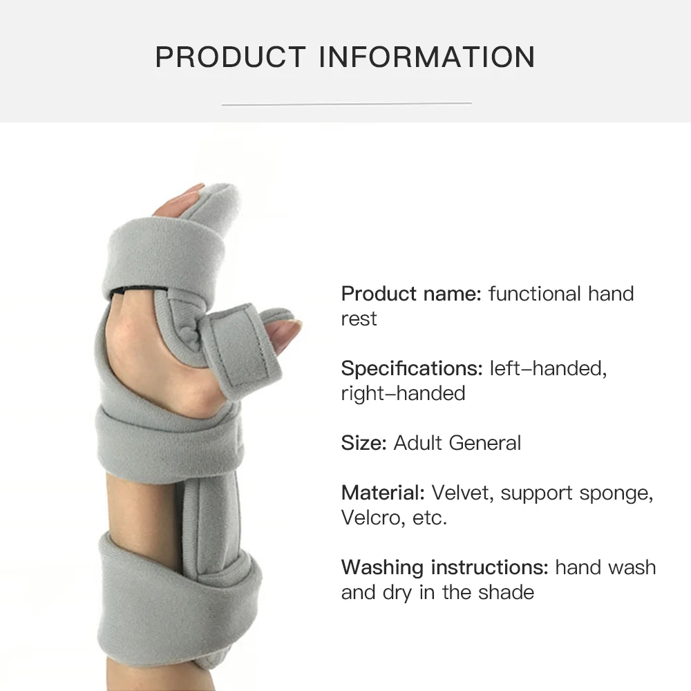 Adjustable Hand Wrist Fracture Fixed Fingerboard Finger Corrector Old People Stroke Hemiplegic Rehabilitation Training Equipment