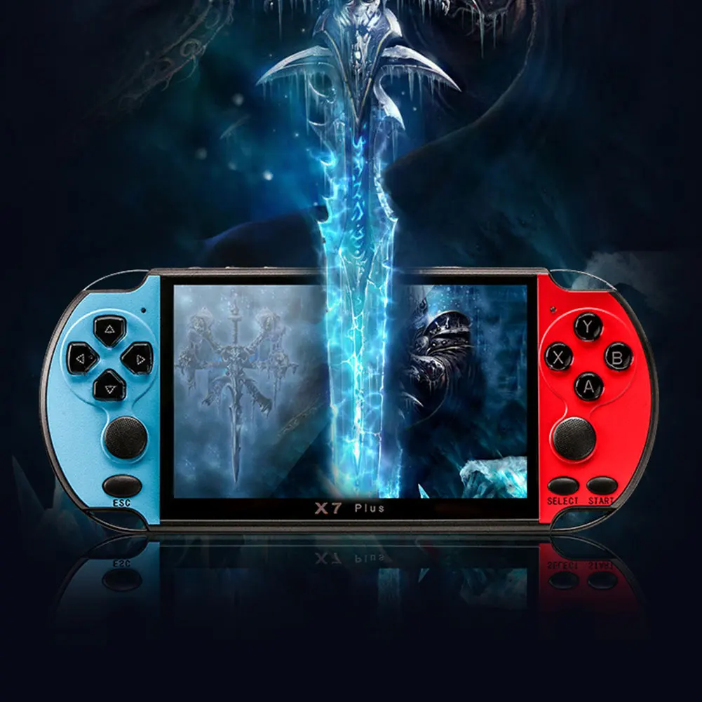 X7 Plus Music Rechargeable Double Rocker Handheld Portable Game Console HD MP5 Camera 8G Movies LCD Kids Video X7 Plus Music Rechargeable Double Rocker Handheld Portable Game Console HD MP5 Camera 8G Movies LCD Kids Video