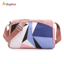 Модная женская сумка через плечо, новинка, холщовые панельные светлые портативные сумки, водонепроницаемые, для шоппинга, путешествий, города, телефона, сумки, кошелек