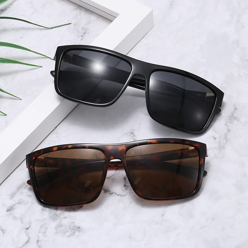 Брендовые поляризационные солнцезащитные очки для мужчин пластиковые de sol
