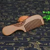 1 PC Natural Peach Wood Handcrafted Fine Tooth Comb Anti-Static Head Massage Classic Comb Hair Styling Hair Care Tool ► Photo 3/6