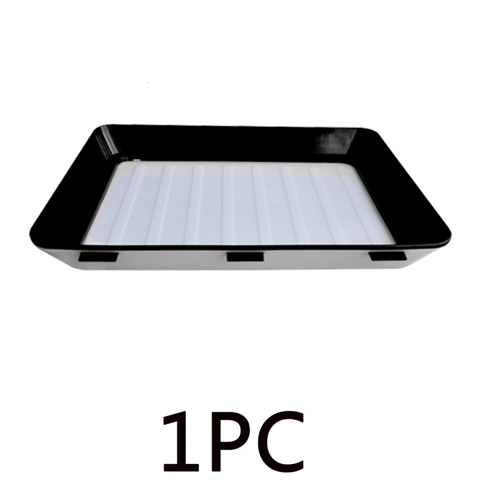 1PCS 6 шт. креативный поднос для сохранения свежей пищи, поддон для сохранения свежей пищи, контейнер для хранения еды, кухонный - Цвет: 1PCS
