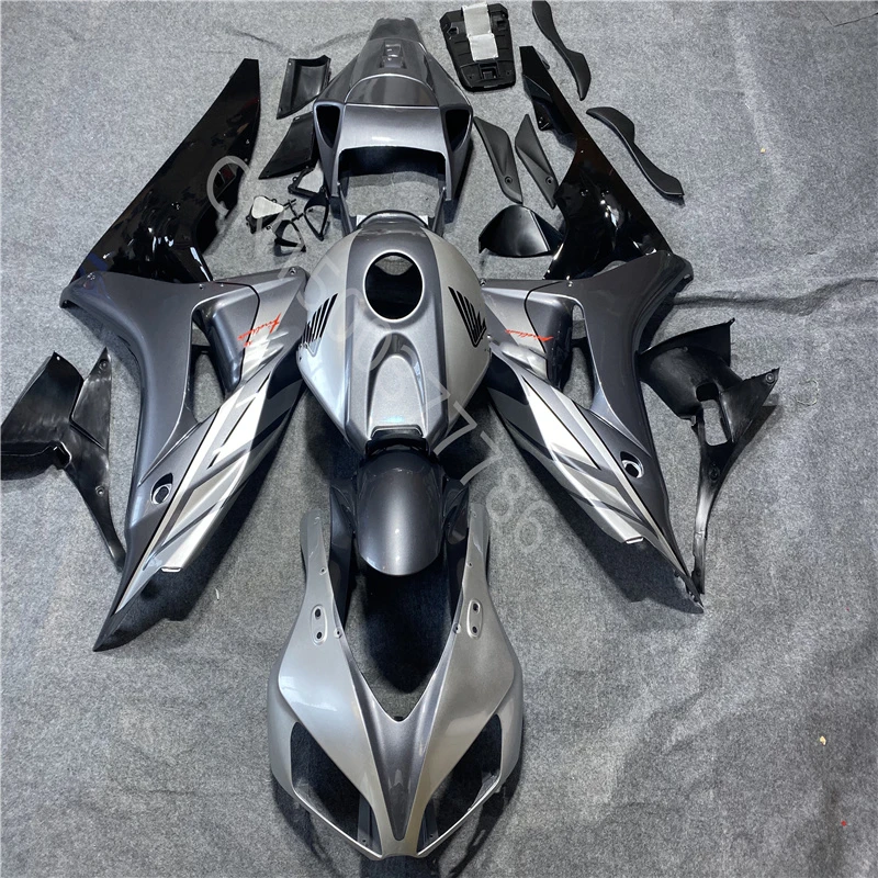 Abs Fairing Kit For Honda Cbr1000rr 2006 2007 Black Silver Gray