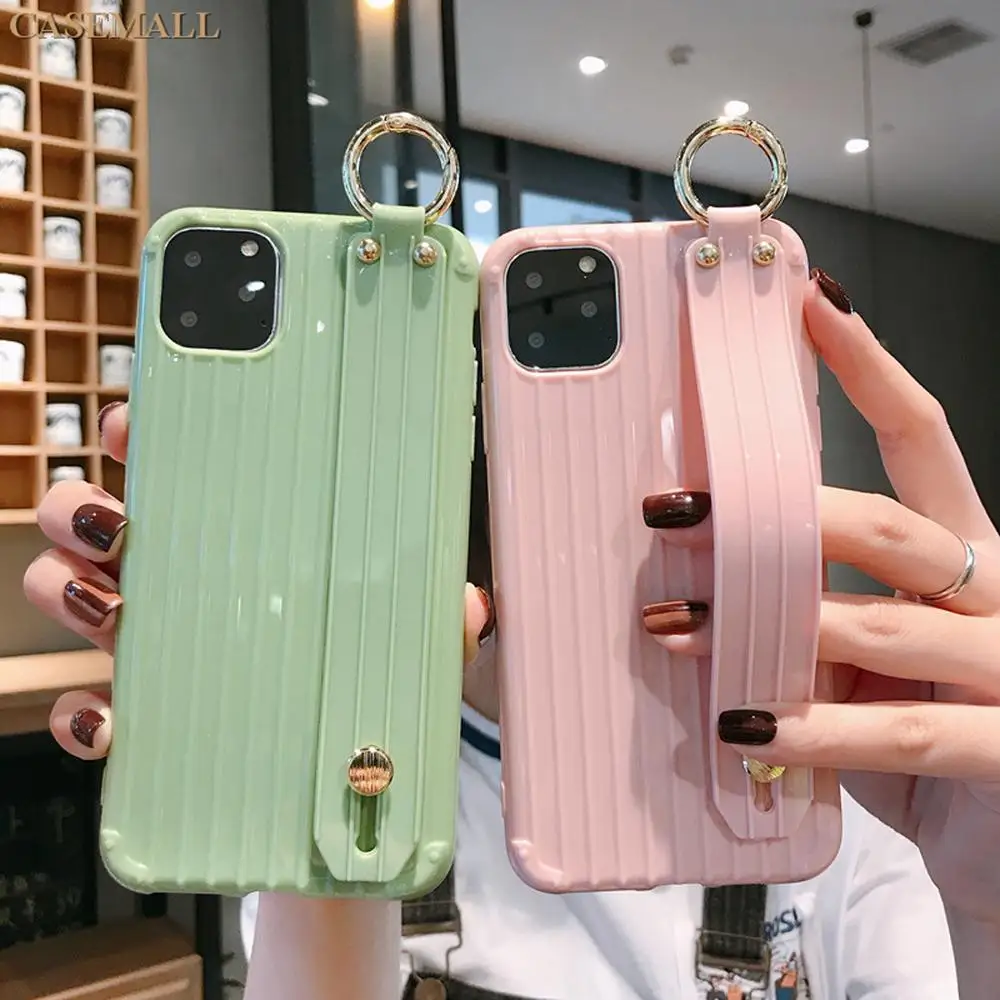 2019 новейшие чемоданы ремешок держатель телефона чехол для iPhone 11 Pro Max Роскошная