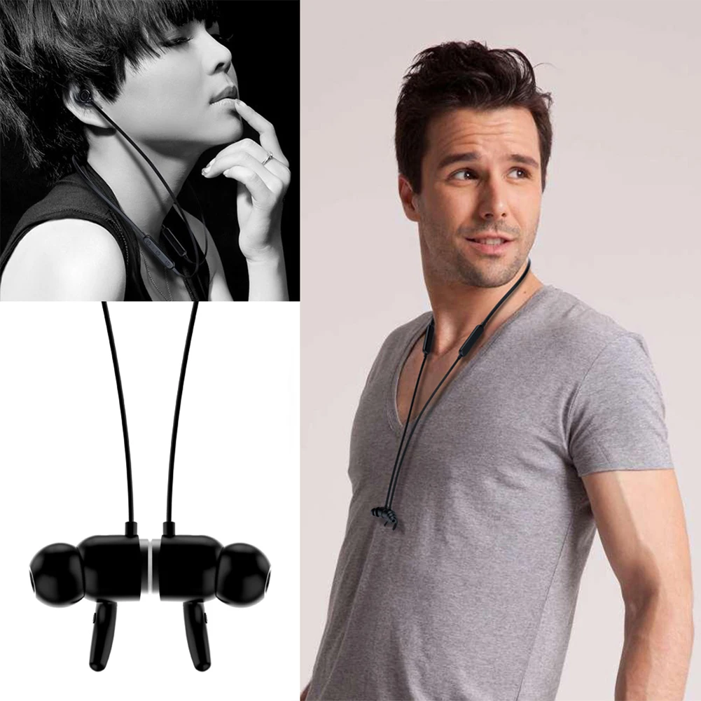 180 hours standby time Neckband Bluetooth Headphones Earbuds In Ear Earphones Stereo Sports Headsets Phone Accessories