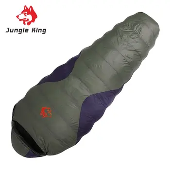 

Jungle King CY-660 Professional Duck Down Sleeping Bag Keep Warm Adult Camping Hiking Travel Envelope Style Sleeping Bag