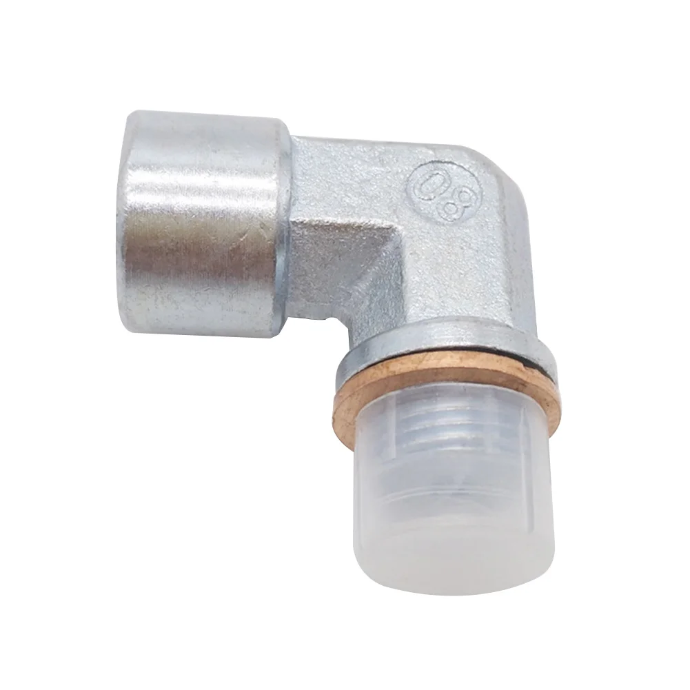 

Easy Install Exhaust Universal Adapter Car Accessories Silver Interface Mini Iron Oxygen Sensor 90 Degree Lambda Extender Spacer