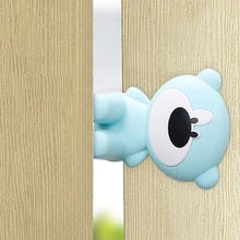 Горячая Распродажа, креативная Детская безопасность, милые животные, защита пальцев, дверная карта, мягкий силиконовый дверной ограничитель, мультяшный стиль, дверной ограничитель