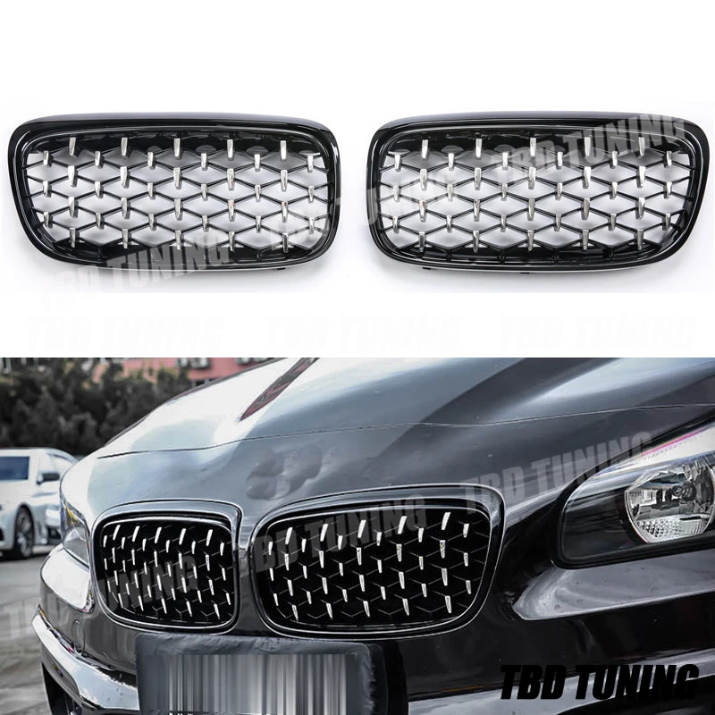 Передняя решетка Meteor Shower Style Kindey для BMW 2 серии F45 F46 2015 2016 2017 2018 218i 220i | Автомобили и