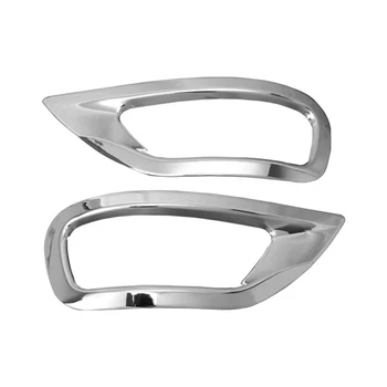 

2 Pcs Car Rear Fog Lamp Cover, Fog Lamp Frame for Jeep Grand Cherokee 2011-2019