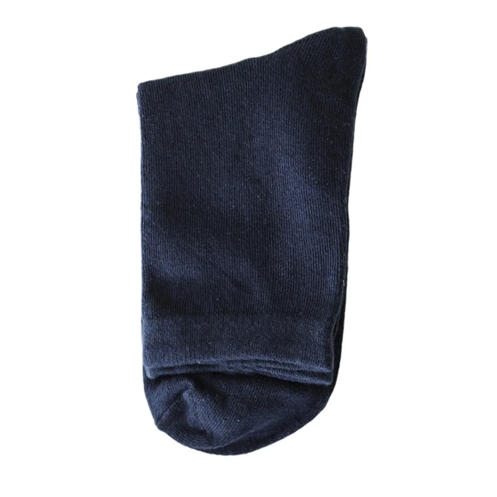 1 пара, мужские не эластичные носки из чистого хлопка, удобные мягкие носки для диабетиков, лето-осень, отличное качество, дышащие мужские носки
