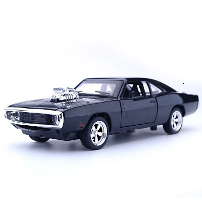 Украшение для салона автомобиля, 1:32 Dodge Horse Deluxe, литье под давлением, украшение для автомобиля, аксессуары для интерьера, костюм для детей, подарок - Название цвета: Black