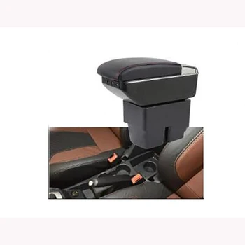 

Center Center Console Storage Box Armrest Box Suitable for Ford Refit for 09-18 Fiesta Arm Rest Rotatable Special Accessories