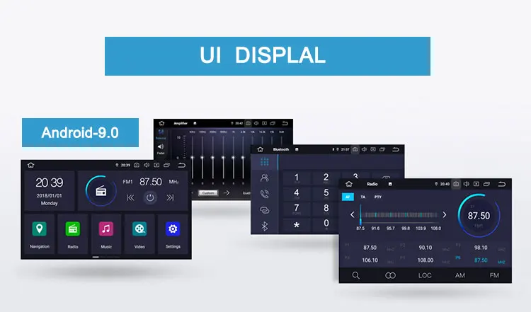 Flash Deal Bonroad 2 DIN 7" Android 9.0 Car GPS Navigation Multimedia Player For Opel Astra Vectra Antara Zafira Corsa Video Audio Player 5