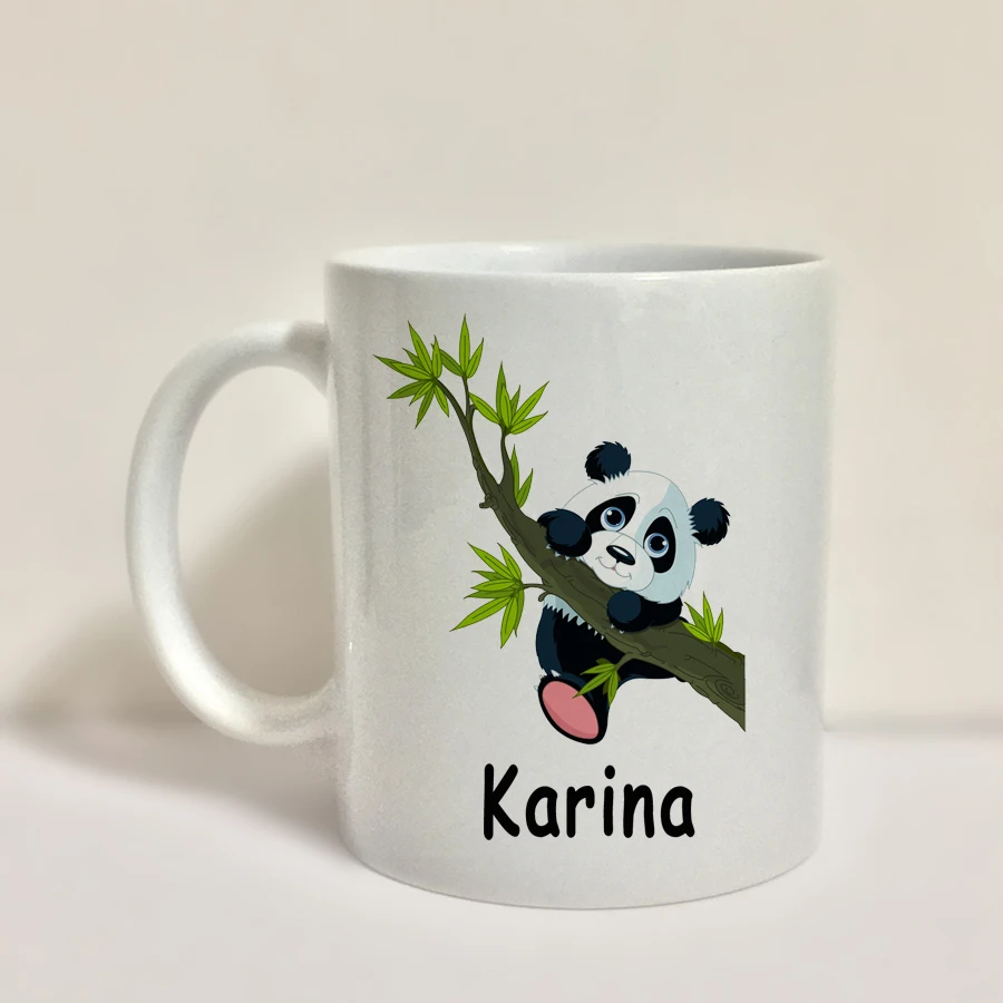 Персонализированная кружка! Кружка для кофе с пандой кружка молока милыми