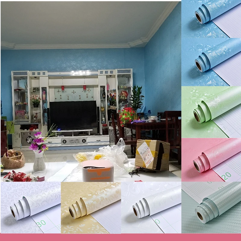 

water-proof vinyl self adhesive wallpapers Moisture-Proof forliving room water resistant pvc furniture stickers home decor