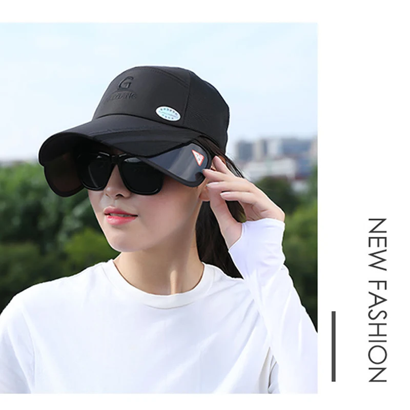 Бейсболка на открытом воздухе телескопическая многофункциональная спортивная быстросохнущая бейсбольная шляпа от солнца SEC88
