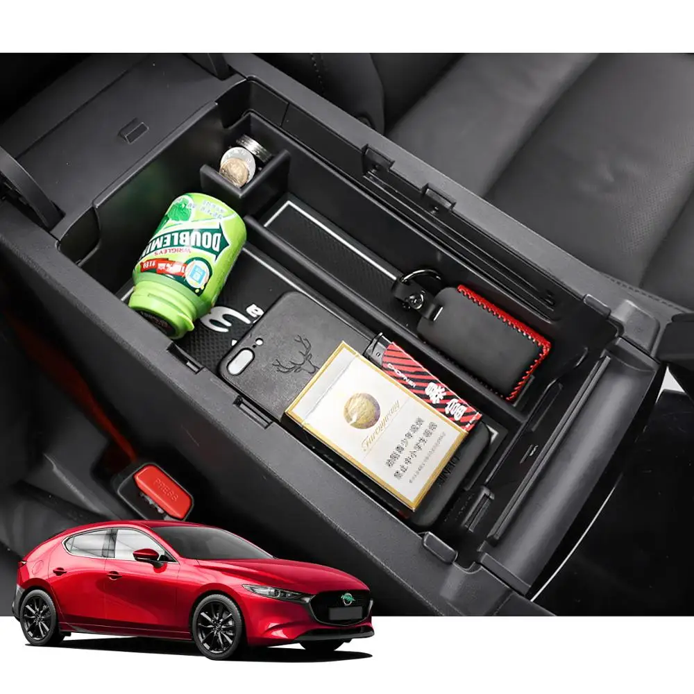 LFOTPP для Mazda 3 4 го поколения 2019 2020 центральный автомобильный подлокотник хранения