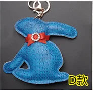 Ручной работы кожаный diy мультфильм брелок, подвеска для машины Висячие украшения акриловый шаблон Кожа Искусство изготовление версии рисунки - Цвет: see chart