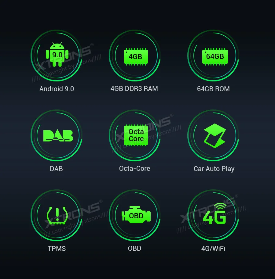 Excellent 8" Android 9.0 Pie OS Car Multimedia Navigation GPS Radio for Mercedes-Benz E-Class W211 2002-2008 (E200/E220/E240/E270/E280) 2