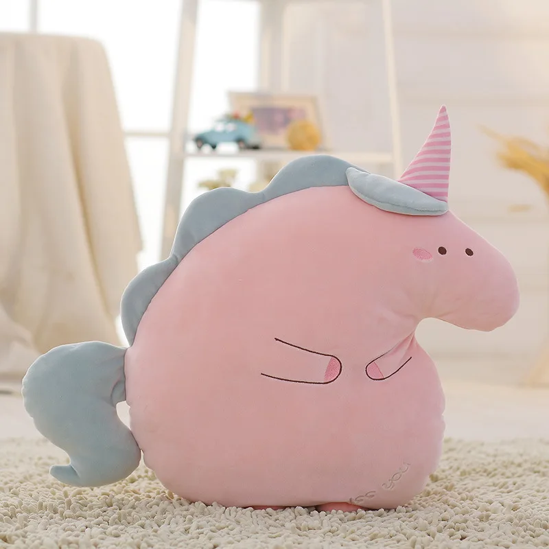 50 см милое и мягкое плюшевое животное подушка Kawaii мягкая Единорог удерживающая Подушка прекрасный подарок на день рождения для детской куклы