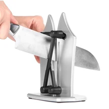 Кухонная точилка для ножей эластичная пружинная Нескользящая база Многофункциональная точилка профессиональная Вольфрамовая точилка из карбида инструмент
