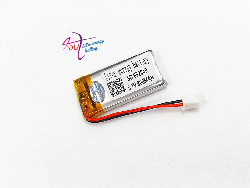 XHR-2P 2,54 10 шт 800mAh 652040 3,7 V 702040 литий-полимерная LiPo аккумуляторная батарея для Mp3 наушников DVD bluetooth камеры