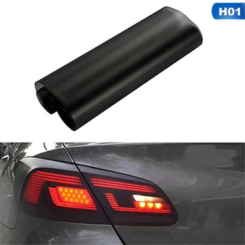 

30x100CM Car Matte Black Headlight Taillight Protection Film Fog Light Head Lamp Vinyl Wrap Decals Automotive Exterior Parts