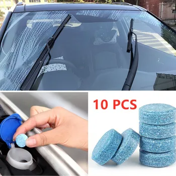 

10x Car Wiper Sloid Tablet Window Glass Cleaner for AUDI Quattro SLine A3 A4 A5 A6 A7 A8 B5 B7 B9 C6 C7 8V V8 8L 8P Accessories
