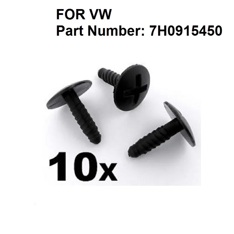 10x For VW Volkswagen T5 Transporter LT Headlight Engine Battery Grille Cover Screws 7H0915450 | Автомобили и мотоциклы