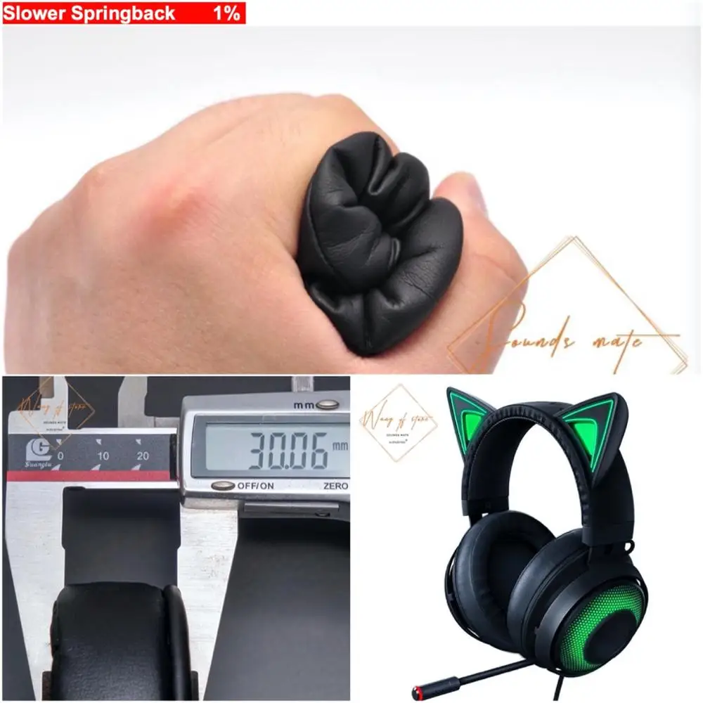 

Super Thick Soft Memory Foam Ear Pads Cushion For Razer Kraken Rose Kitty Headphones Perfect Quality, Not Cheap Version