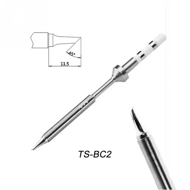 Puntas de pistola para soldar, repuesto específico TS100, 7 tipos para soldar, accesorio de soldadura de hierro, 1 pieza 6