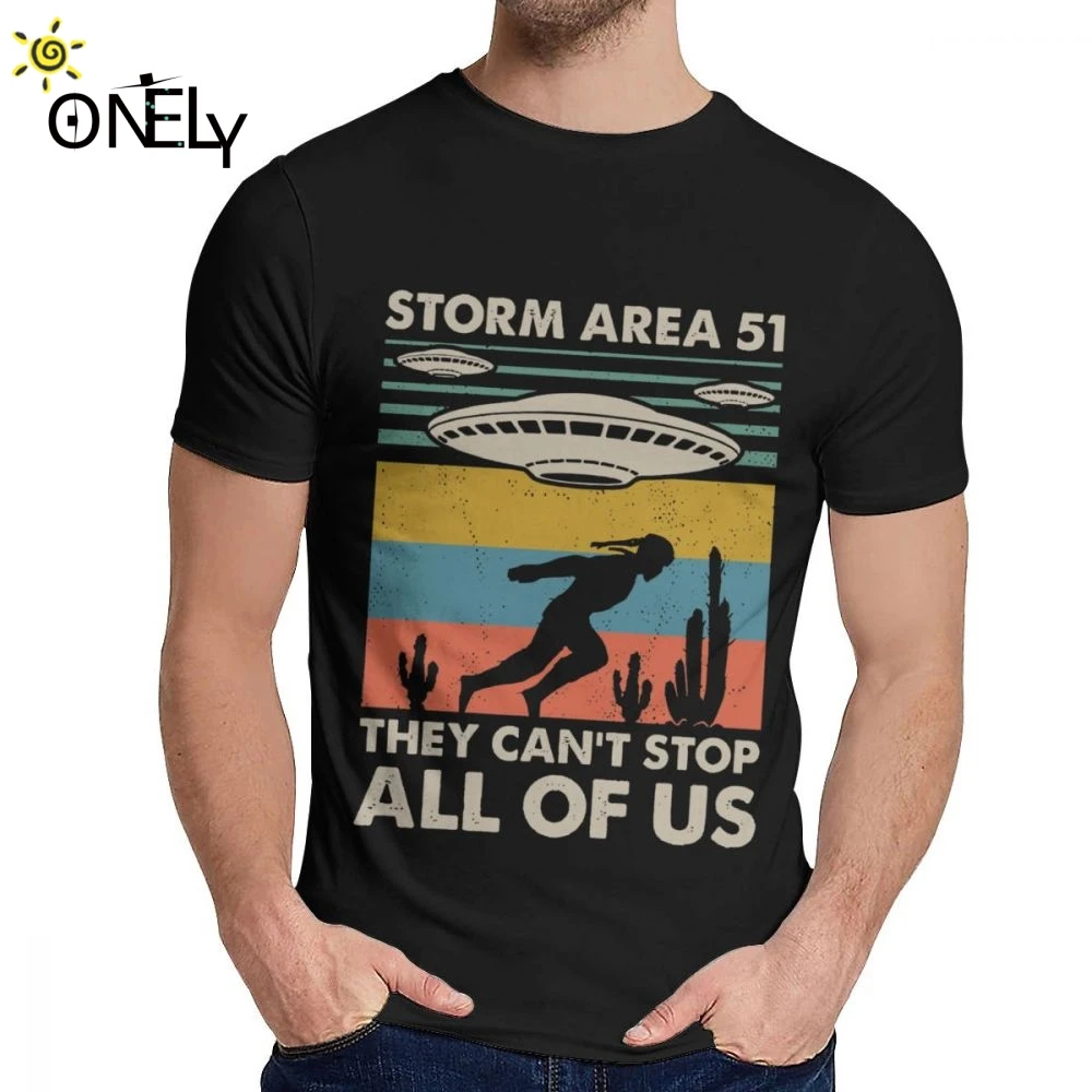 

Latest 2019 Fun Run T Shirt Alien UFO Area 51 Homme Tee Shirt Unisex Awesome 100% Cotton T-shirt Classic Round Neck