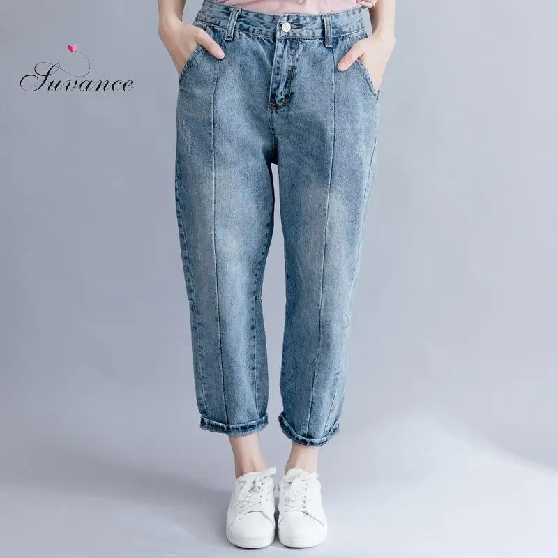 Suvance/ г. Весенние модные женские джинсы до щиколотки из хлопка Jl-shmf021