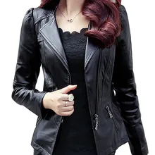 Aliexpress - 2021 Fashion New Women’s Leather Jacket Bright Colors Black Motorcycle Coat Short Faux Leather Biker Jacket Soft Jacket Female