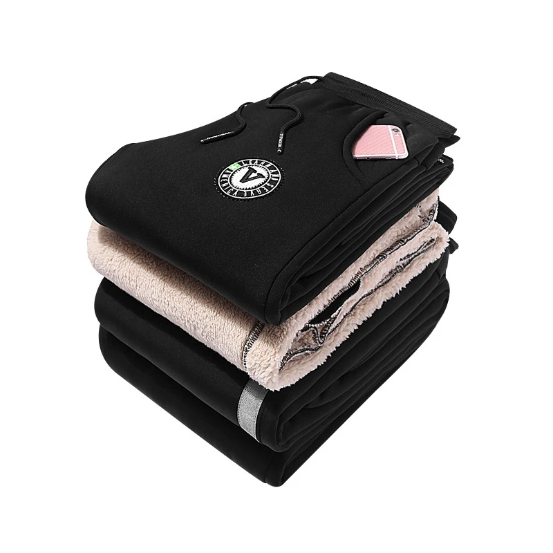 4XL 5XL 6XL 7XL 8XL размера плюс зимние мужские теплые тренировочные брюки модные утолщенные уличные Джоггеры мужские повседневные брюки бренд, DN803
