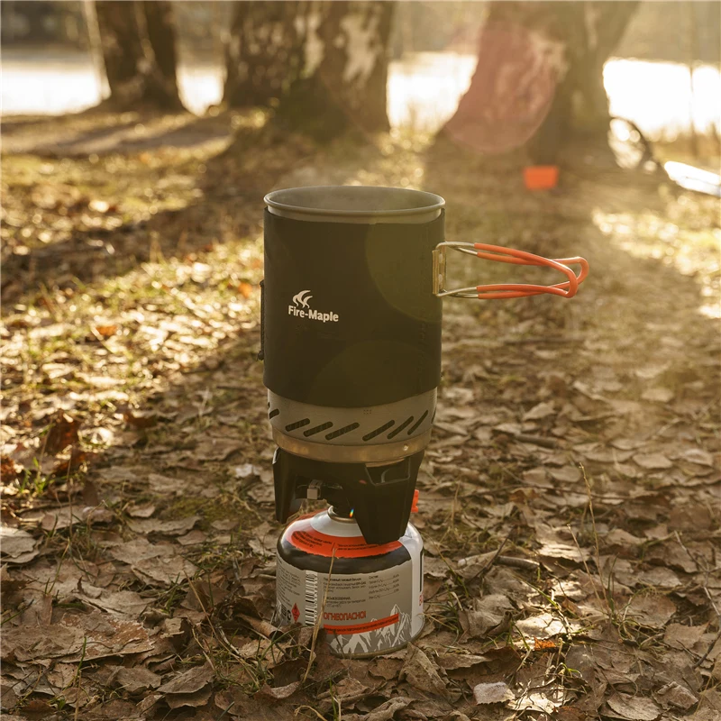 Fire Maple Star X1 Camping Stoves Outdoor Hiking Cooking System With Stove Heat Exchanger Pot Bowl Portable Gas Burners FMS-X1 5