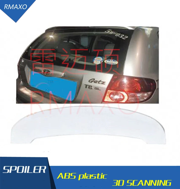 For Getz Spoiler 20002007 Hyundai Getz A Spoiler Cld Abs Plastic Material Car Rear Wing Color