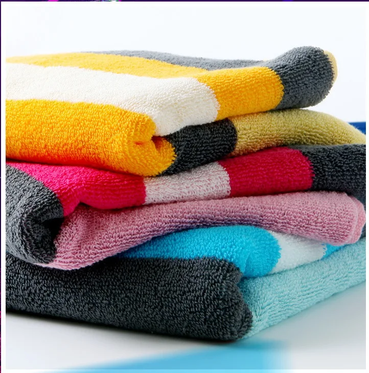 Junwell 40X95cm Larger Size Sports Towel 100% Cotton Terry Gym Towel toalha de esportes Swimming Travel essiential 3 colors