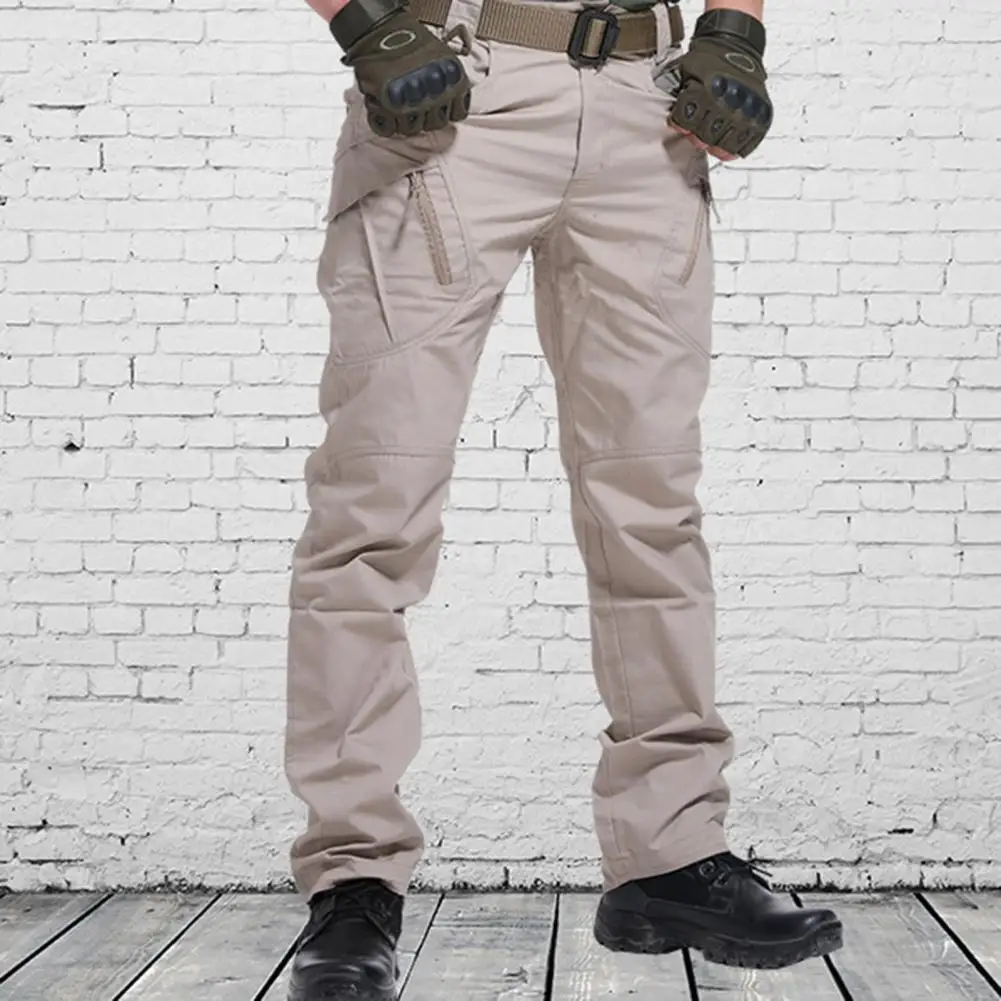 Military Cargo Pants Cargo Pants Men's Pants Multi Pocket Elastic Military Trousers Male Casual Autumn Spring Cargo Pants For Men Slim for Outdoor