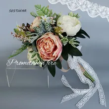 Розовый букет белые свадебные букеты пионы Свадебный букет Свадебные цветы Свадебные букеты Свадебные аксессуары SPH079