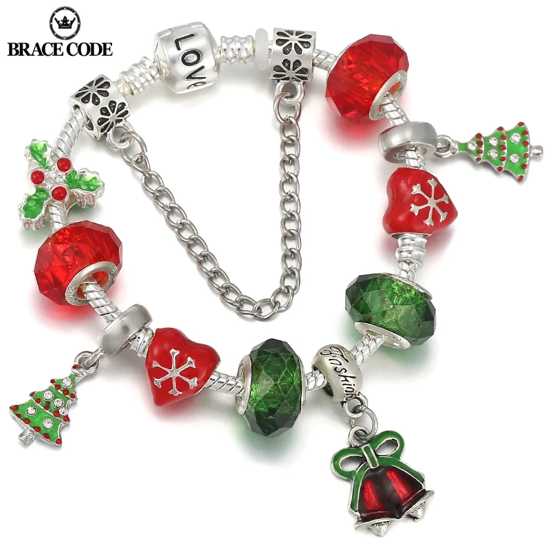 

New Bells Pendant Lucky Bracelet Birthday Gift New Year Gift LOVE Silver Plated Bracelet Men's and Women's Bracelets