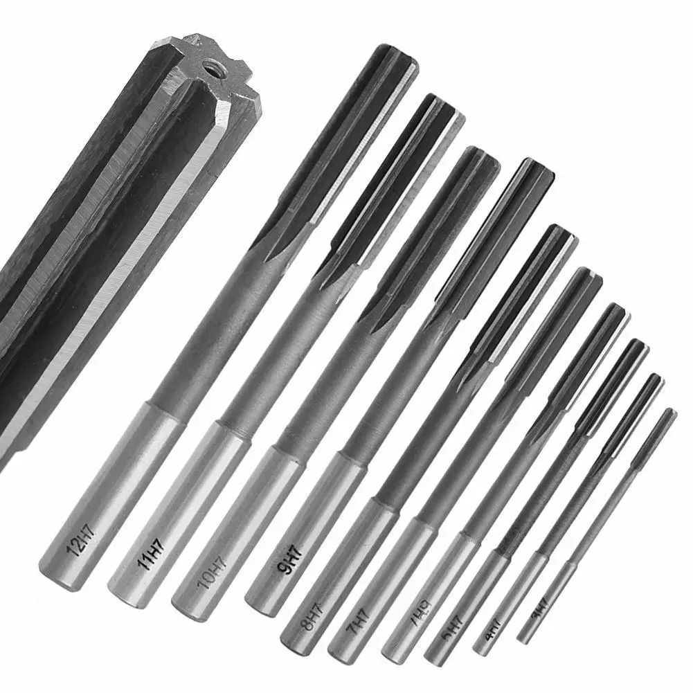 AKDSteel 10 шт. 3-12 мм HSS прямой хвостовик патрон развертки фрезы Инструмент