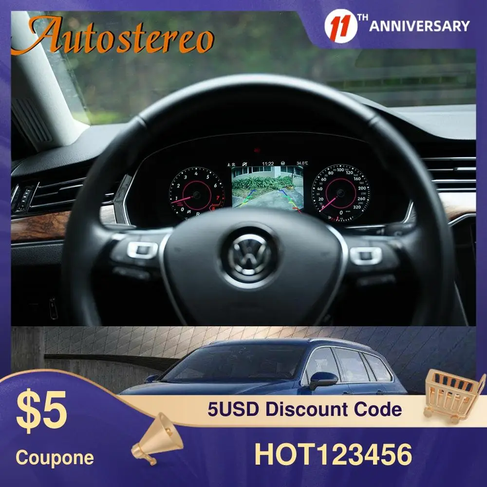 Android Digital Meter Screen For VW Golf 7 7.5 Car GPS Navigation Head Unit Multimedia IPS Dashboard Instrument Display | Автомобили и