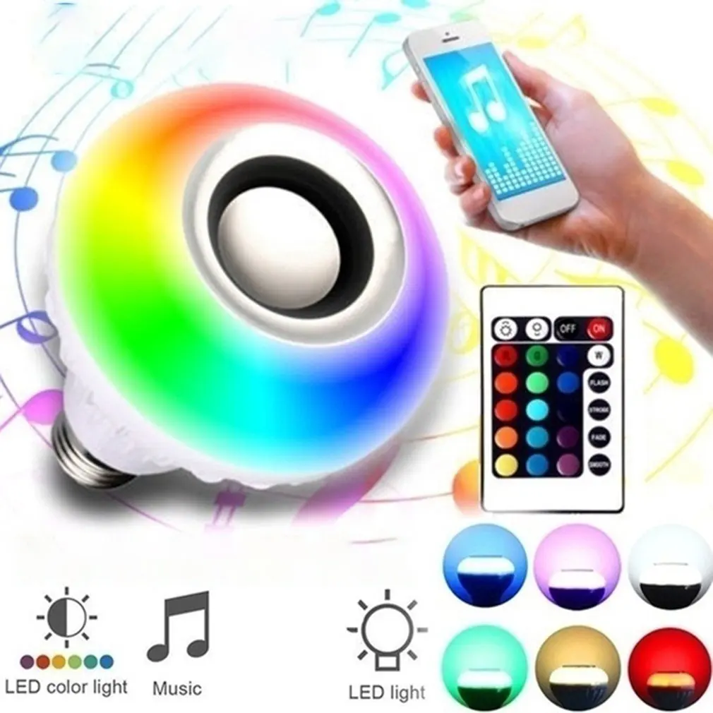 

Colorful Led Bulb Lamp Rgb E27 Creative Control Smart Light Remote Control Color Changing Light Bulb