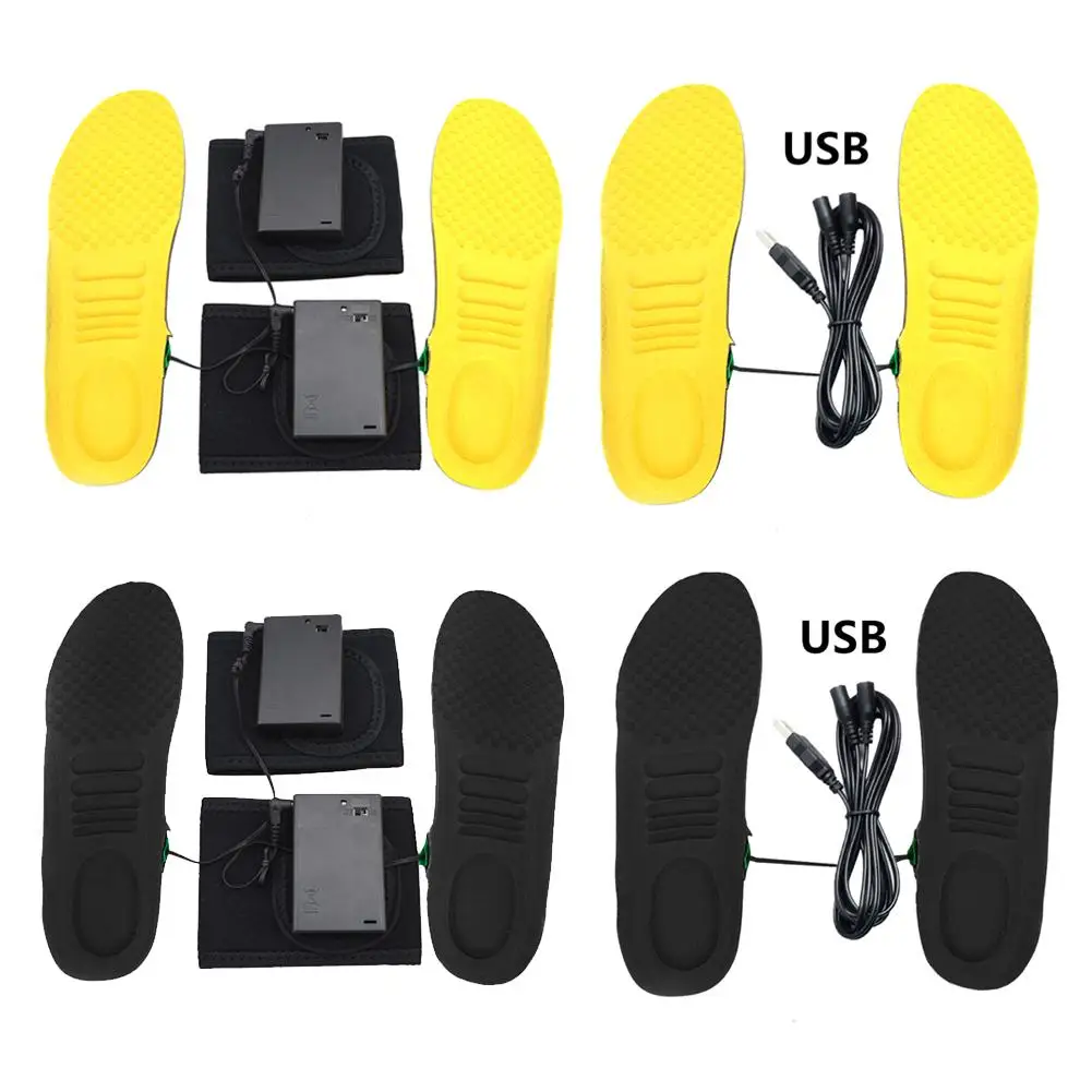 

Heated Insoles Electric Pads Winter Foot Warmers USB Rechargeable Shoes Boot Heater For Keeping Feet Warm High Quality
