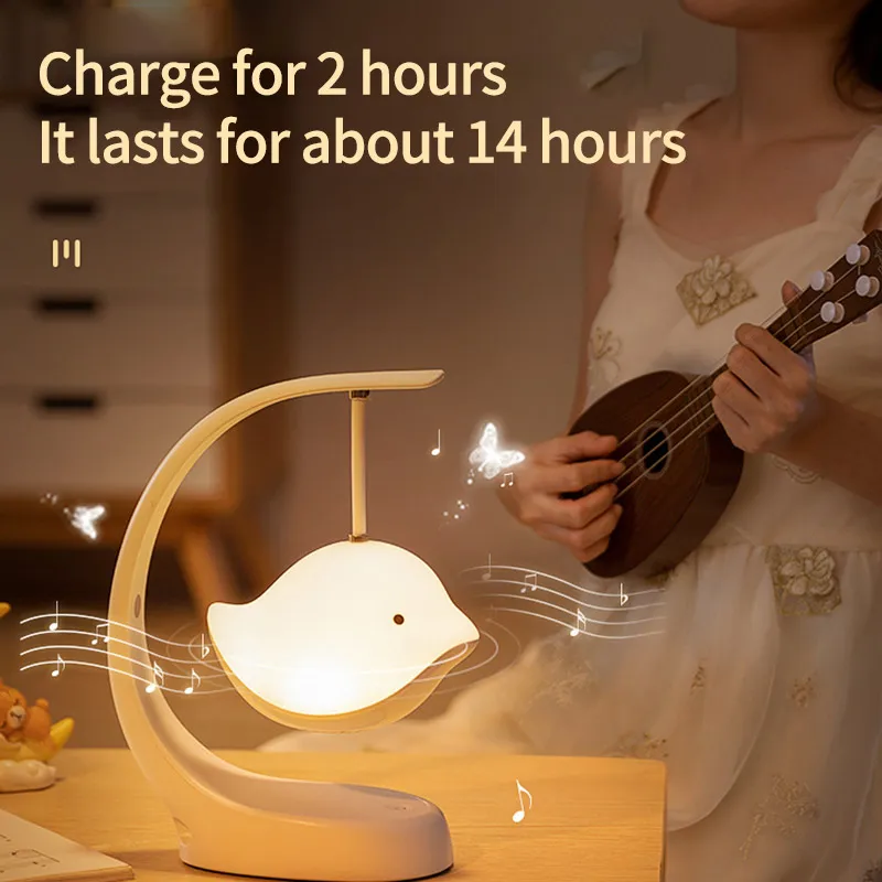 Cute Bird Night Light Induction Bird Shap LED Small Night Lights 85 ...