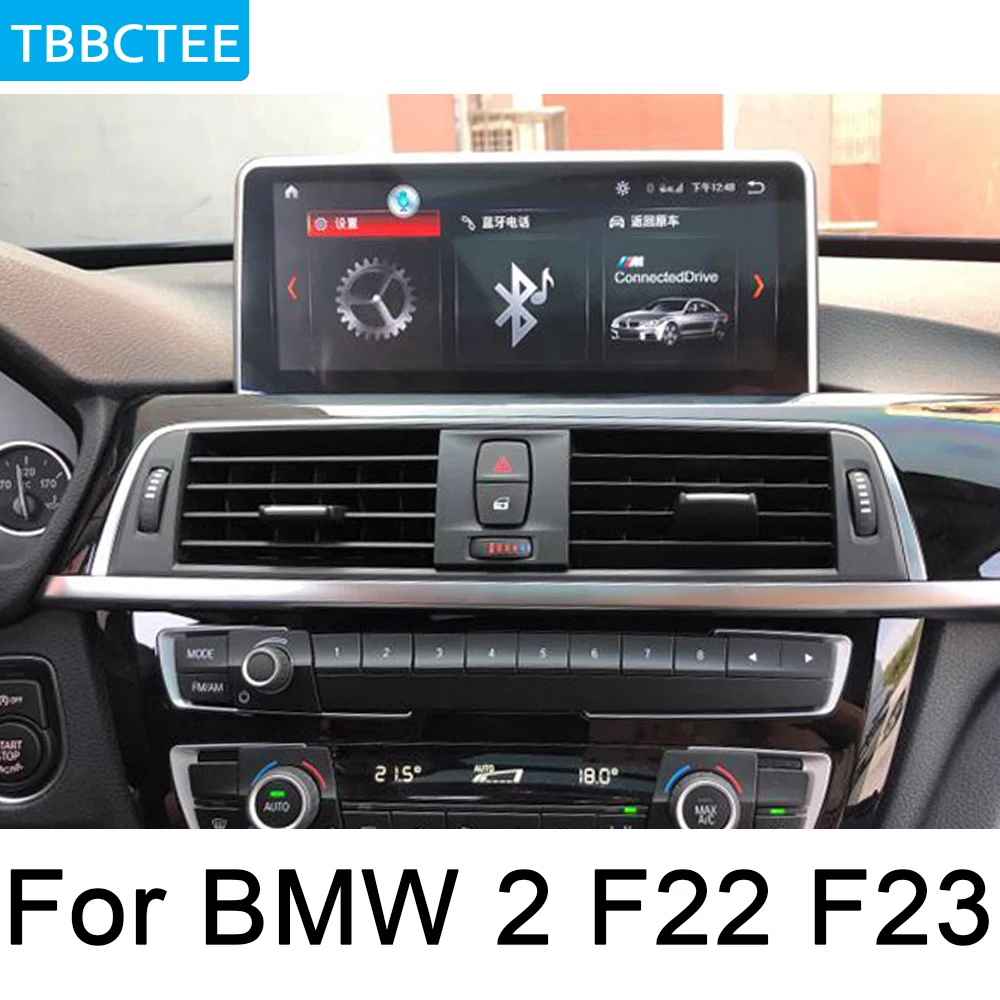 Sale For BMW 2 Series F22 F23 2017~2019 EVO Car Android original style GPS Navigation radio stereo multimedia player DSP touch screen 1