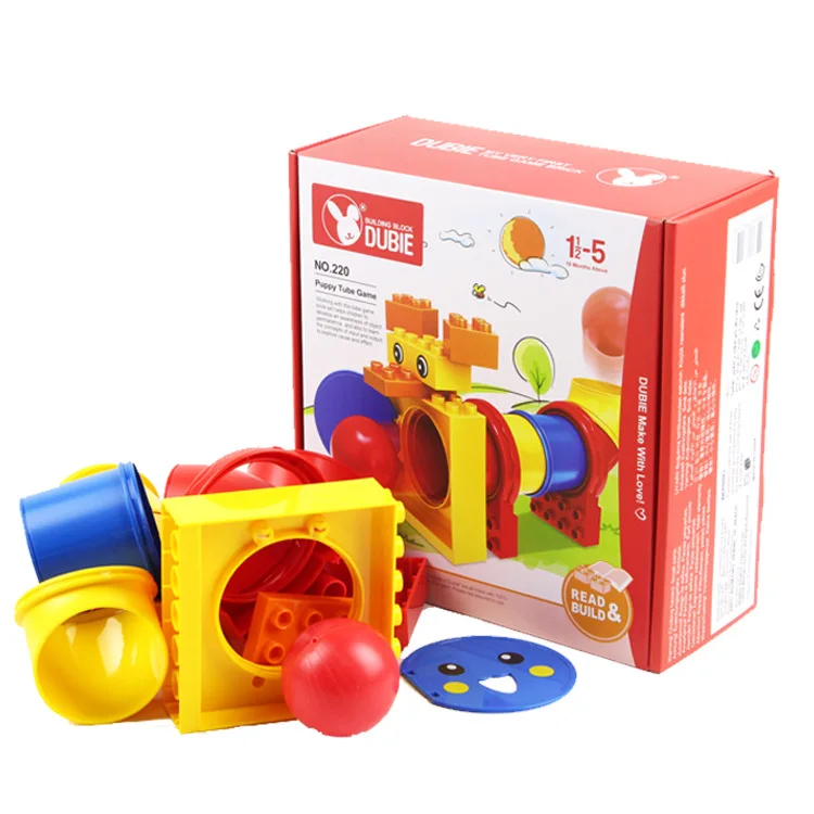 

Only Cubic Children'S Educational Toy DIY Large Particles Building Blocks Pipeline Game-Cute Puppy 220